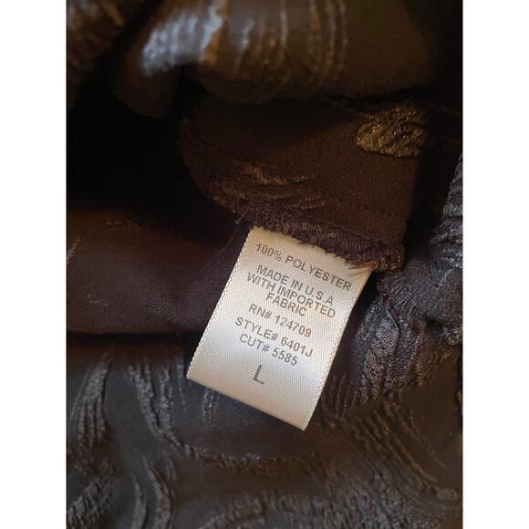 IC Collection Black Textured Kimono Jacket L Made in USA Rib Cuff Coat - Picture 11 of 11